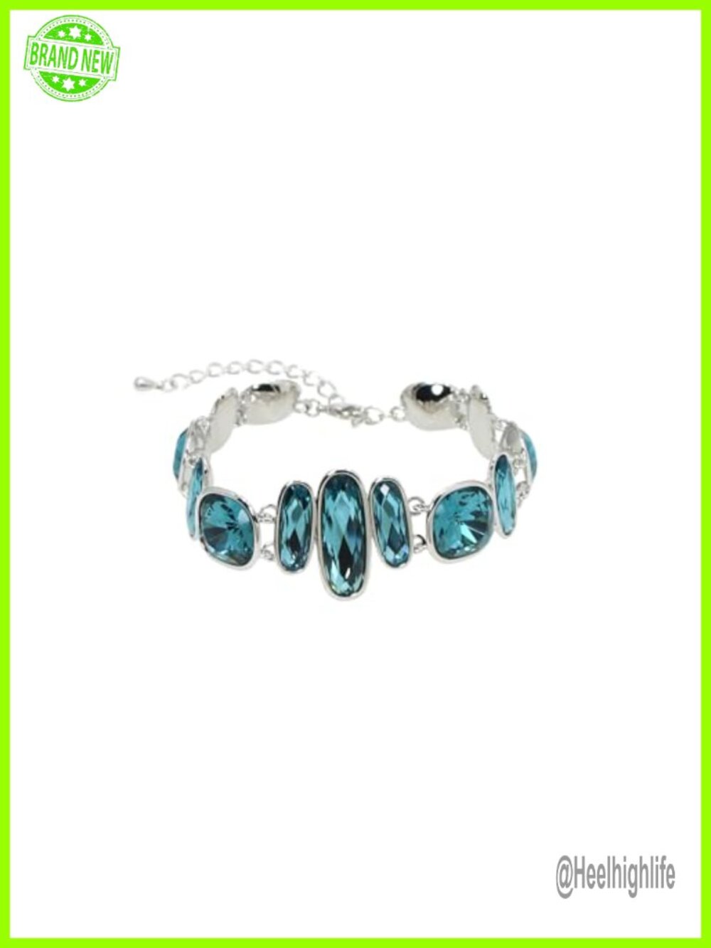 Rhinestone Crystal Floral Statement Necklace Earrings Set